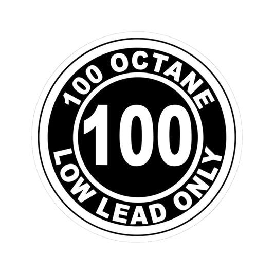 100 Octane 'Low Lead Only' Sticker + 40 Bonus Entries