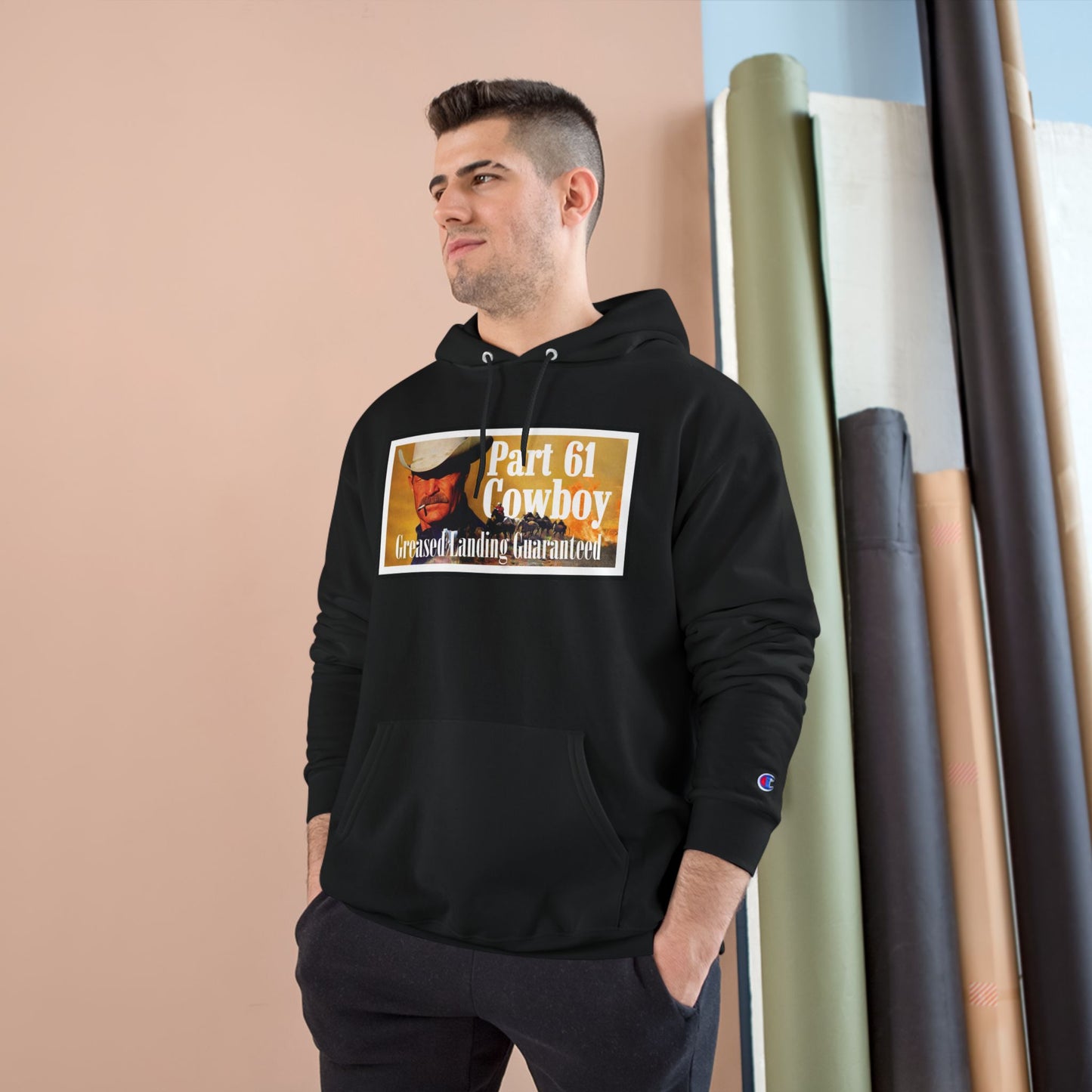 Greased Landing Guaranteed Champion Hoodie