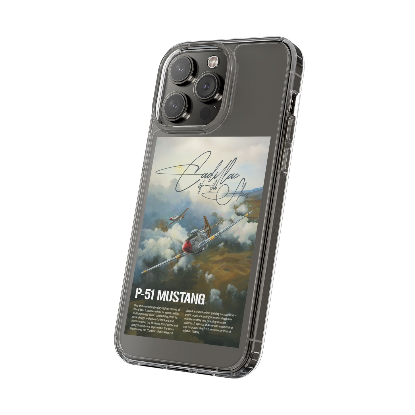 Cadillac of the Sky Clear Phone Case