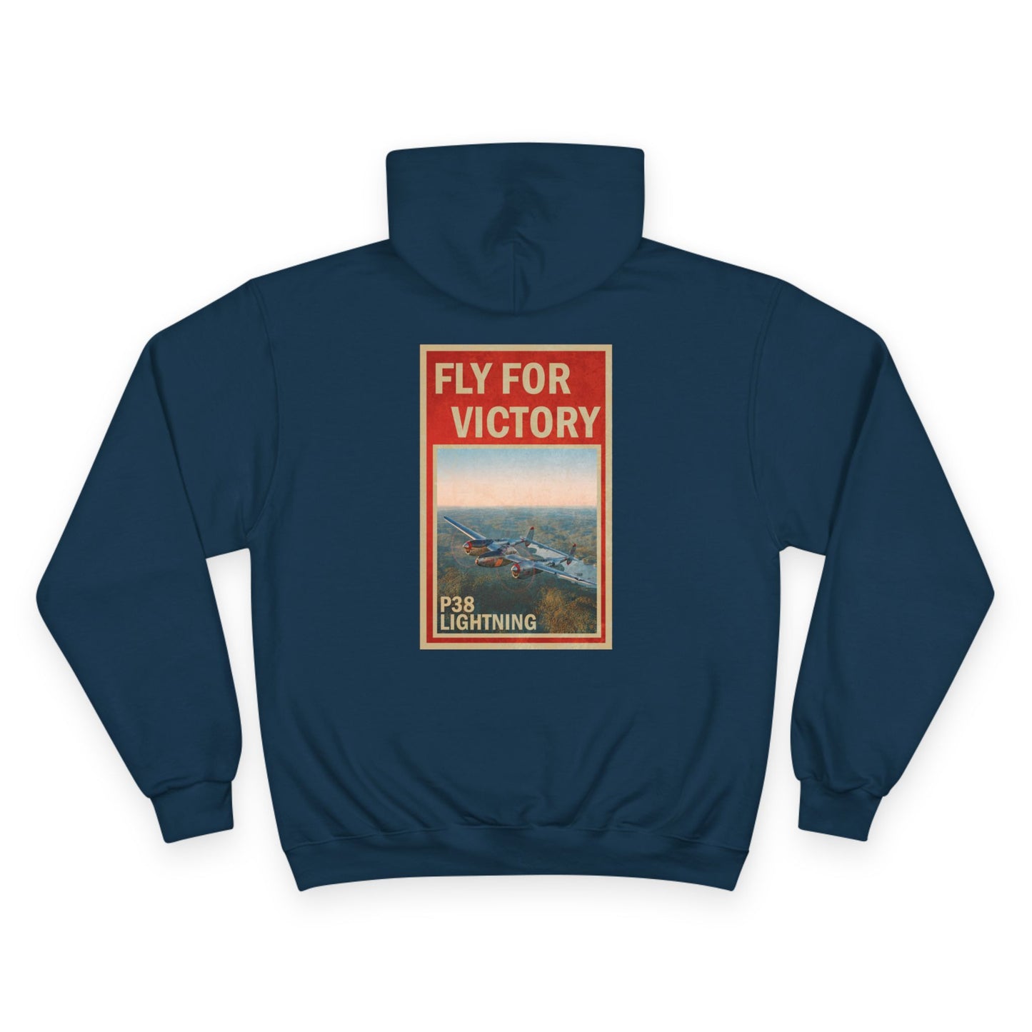 Fly for Victory P-38 Lightning Champion Hoodie
