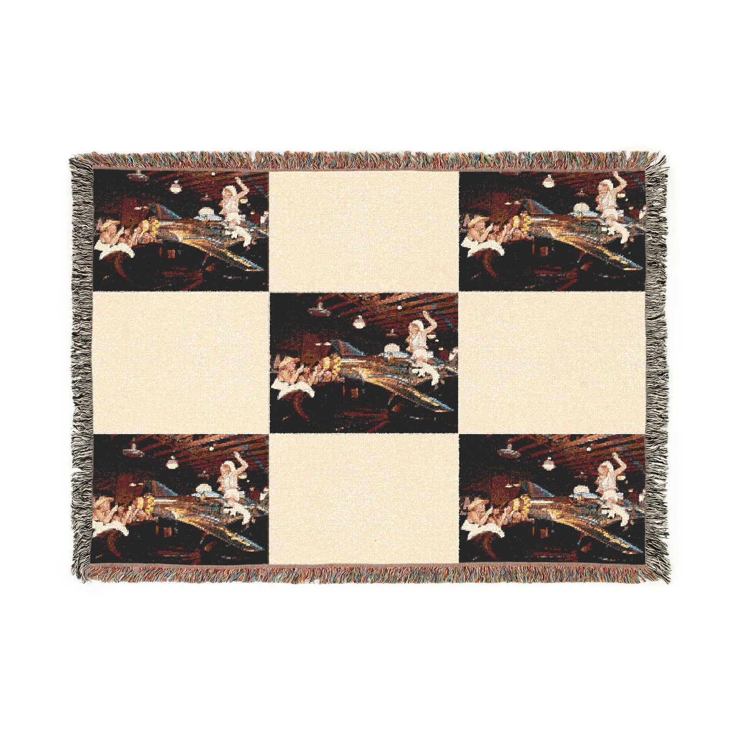 Mustang Jockey Cozy Woven Blanket