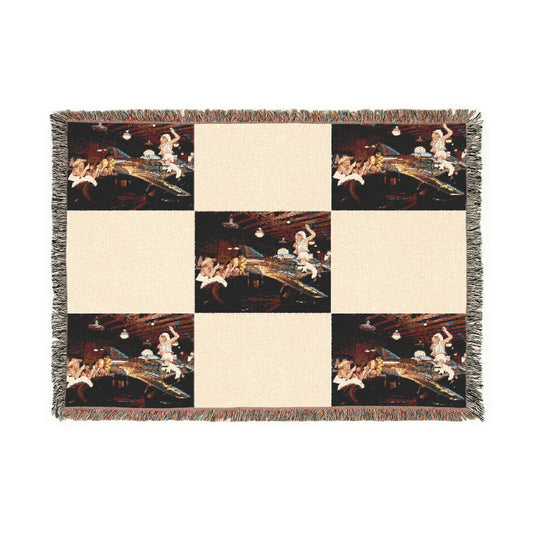 Mustang Jockey Cozy Woven Blanket