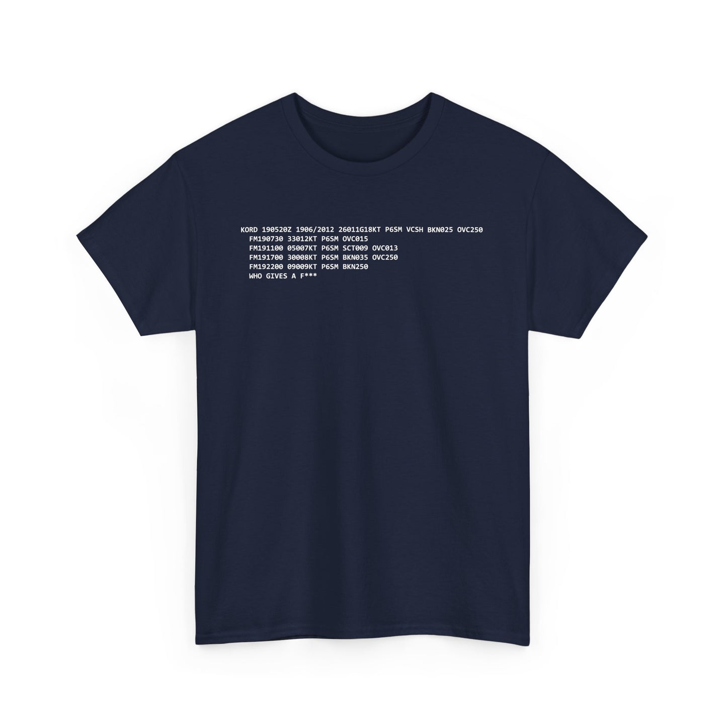 METAR/TAF #2 Heavy Cotton Tee