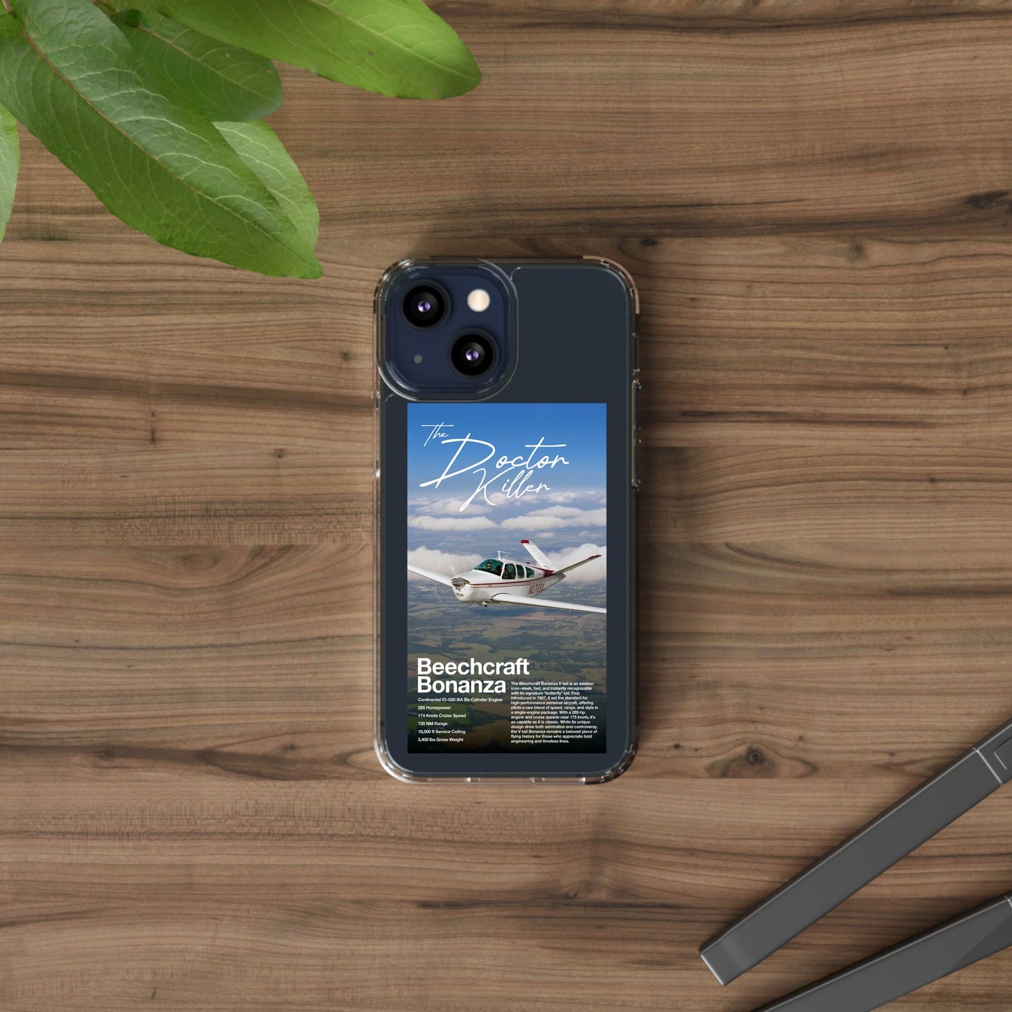 Doctor Killer Clear Phone Case