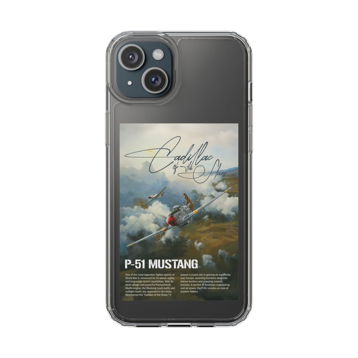 Cadillac of the Sky Clear Phone Case