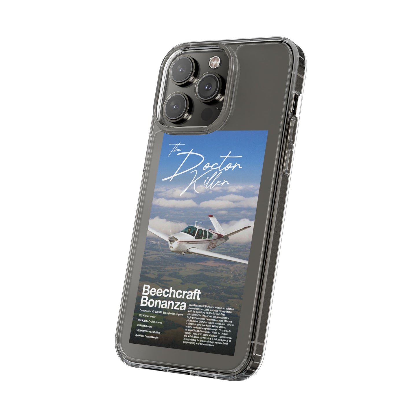 Doctor Killer Clear Phone Case