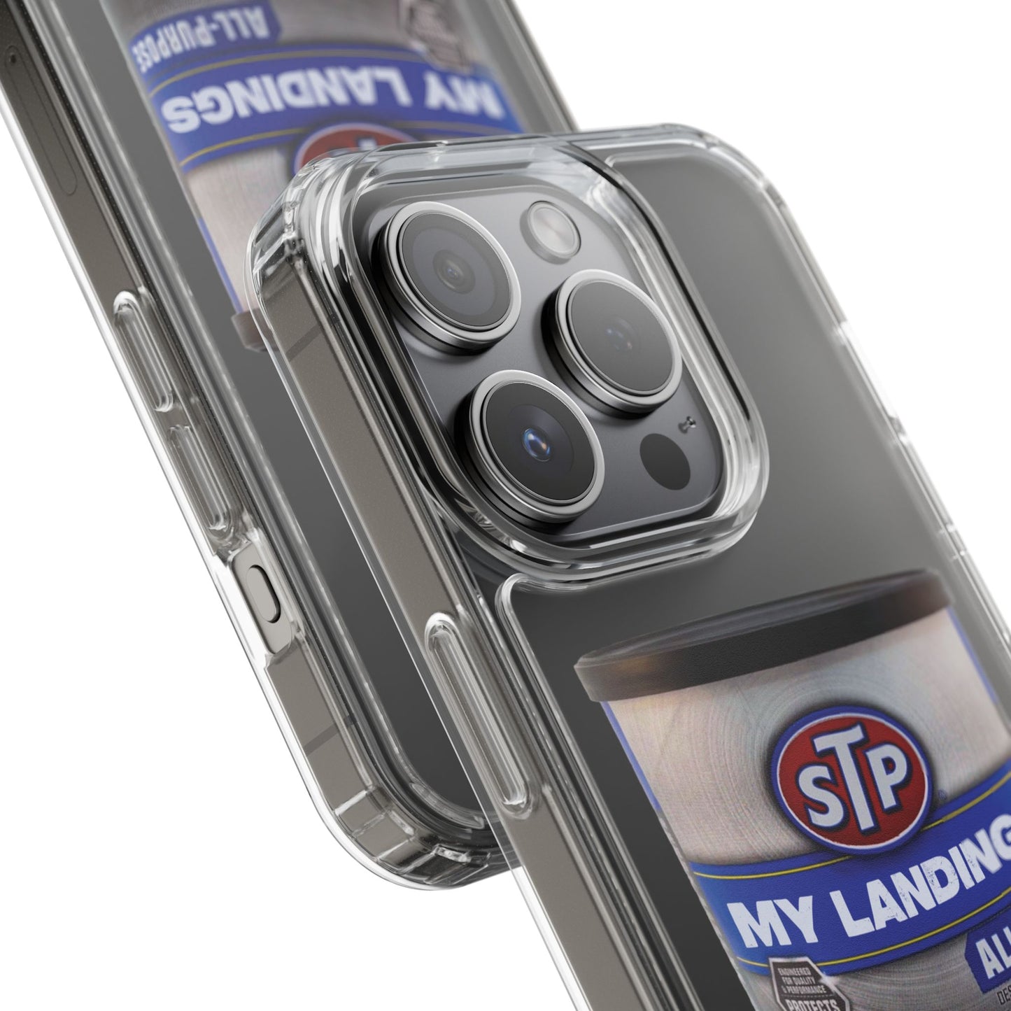 Greasy Landing Custom Clear Phone Case