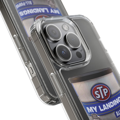 Greasy Landing Custom Clear Phone Case