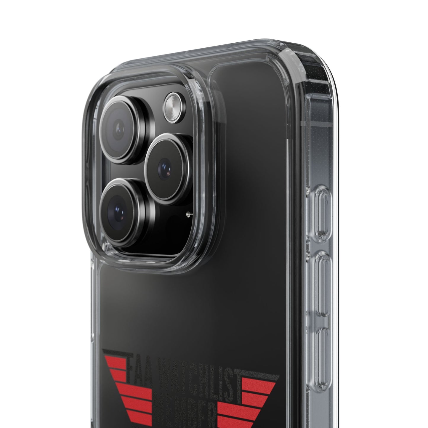 FAA Watchlist Member Clear Phone Case