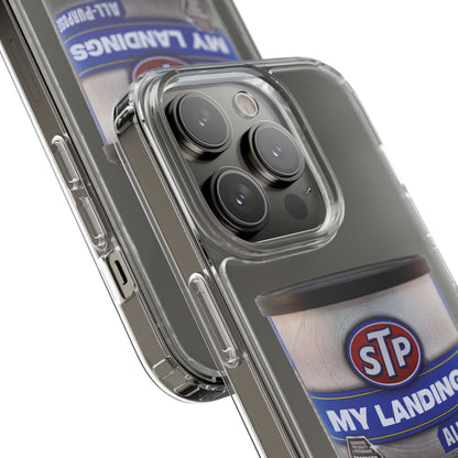 Greasy Landing Custom Clear Phone Case