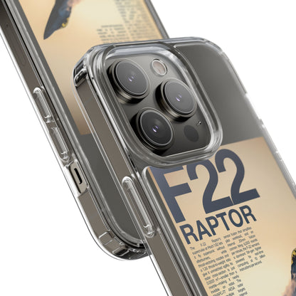 F22 Raptor Clear Phone Case, Military Aviation Accessory, Unique Gift for Airplane Enthusiasts, Customizable iPhone Cover, Durable [...]